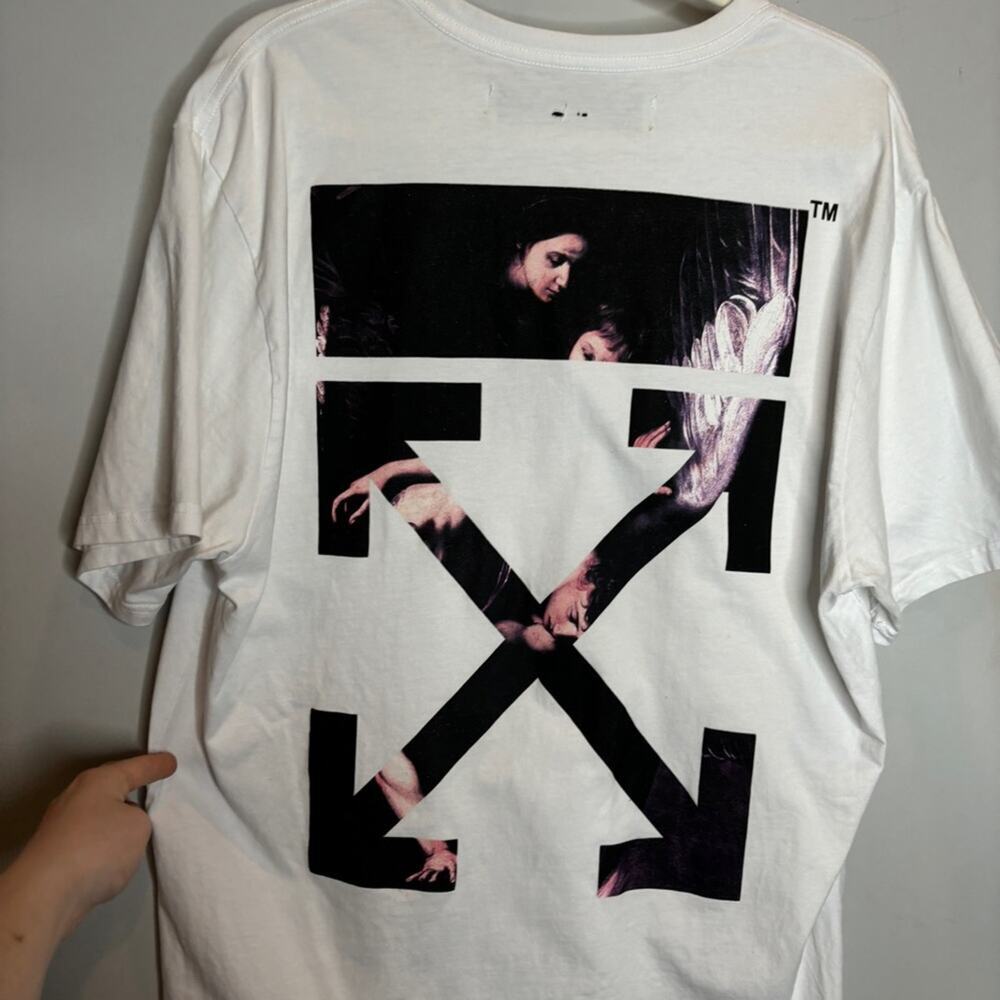 Off White Caravaggio Arrows Short Sleeve Over T-shirt - Picture 15 of 15